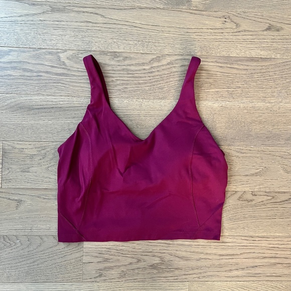 Lululemon Align™ Tank Top *Light Support, C/D Cup - Deep Luxe - Sz 10 - Picture 6 of 8